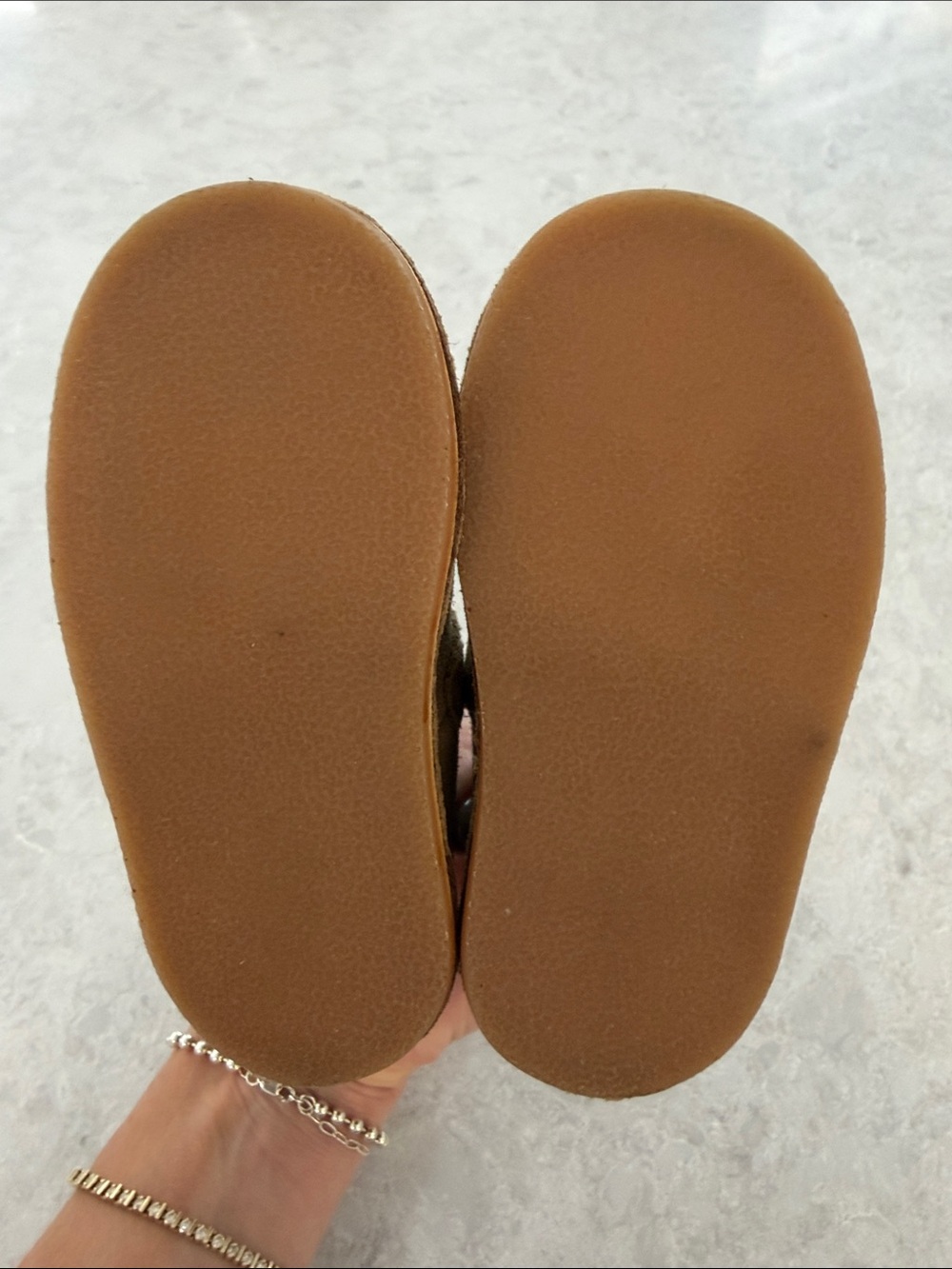 Zara Tan Suede T‑Strap Mary Janes with Floral Embroidery - Picture 4 of 7